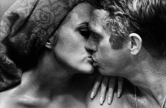 Faye Dunaway et Steve McQueen