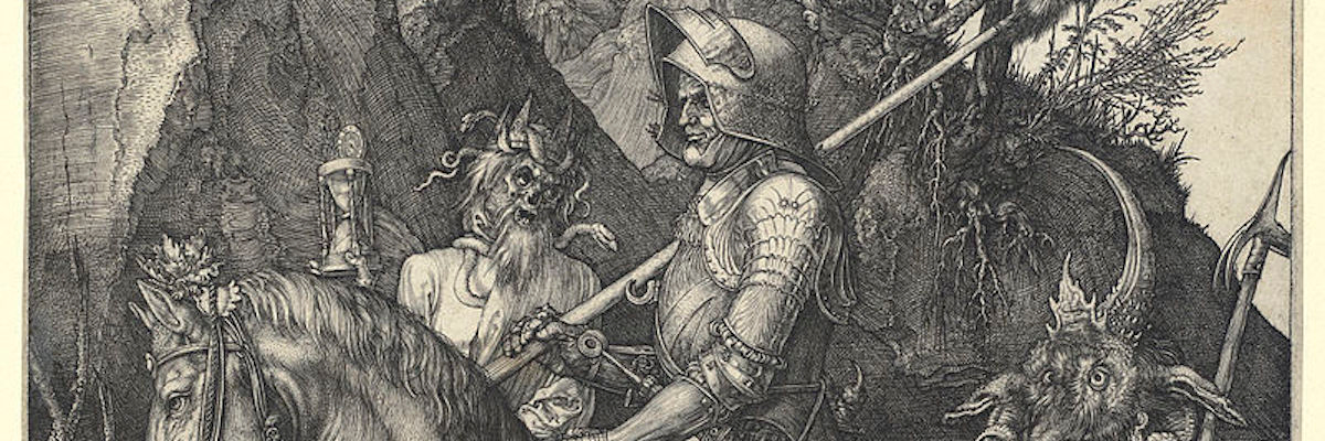 Le chevalier et la Mort, de Dürer