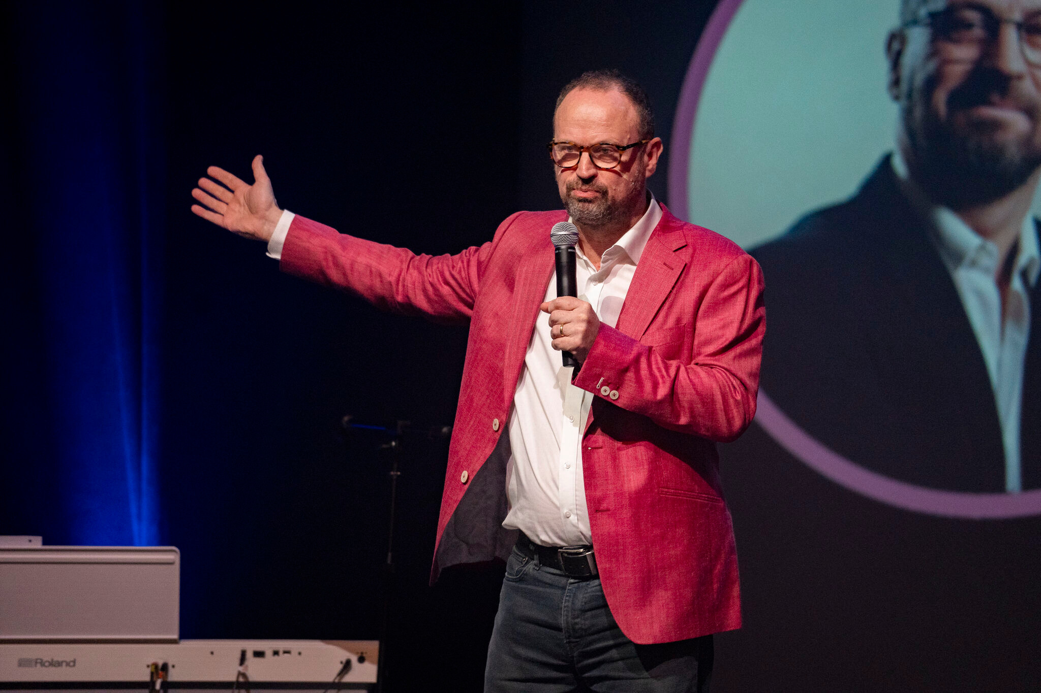 Laurent Quivogne sur scène