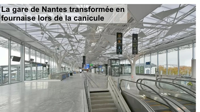 La gare de Nantes transformée en fournaise lors de la canicule