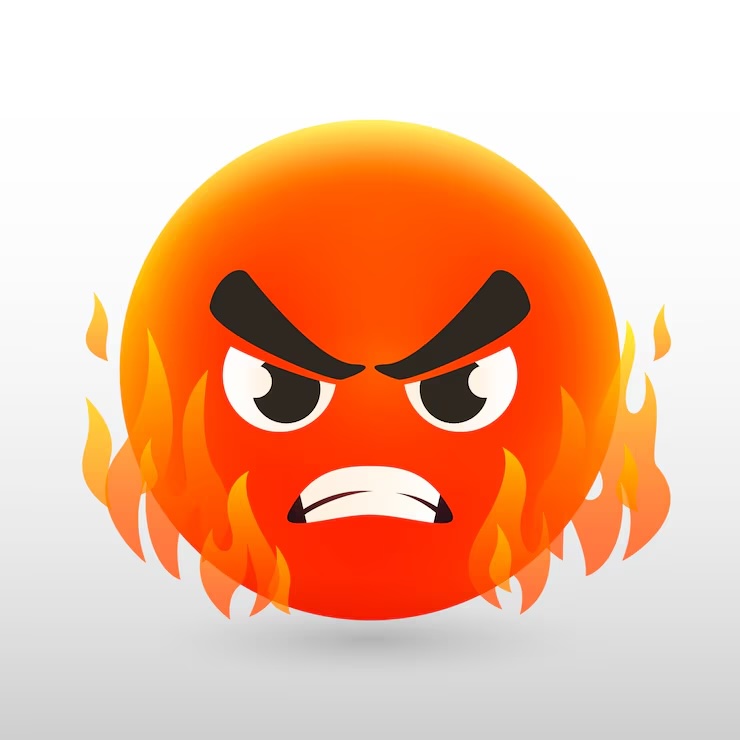 Emoji colère
